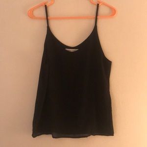 Black tank top